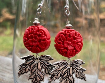 Red Maple earrings