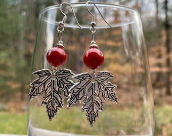 Maple earrings