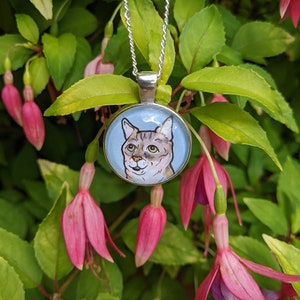 Custom Pet Portrait Necklace Cat Dog Caricature Pendant Cameo Jewellery Custom Necklace Cat Necklace Dog Necklace image 8