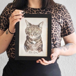 Pet Portrait - Custom Illustration - OOAK - Personalised Gift - Caricature - Dogs -Cats - Art - Drawing - Personalised - Hand drawn