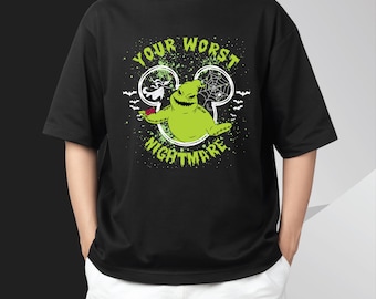 Oogie Boogie Bash 2026 PNG, Disney Halloween Shirt PNG, Neon Mickey Mouse Halloween Design, Your Worst Nightmare