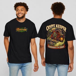Unisex Crypt Keeper Guardian of the Grave T-shirt | Hardcore Logo