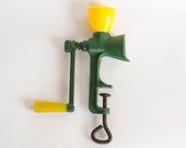 Antique Coffee Spice Grinder Cast Iron Coffee Mill Rustic Kitchen Decor 1960s