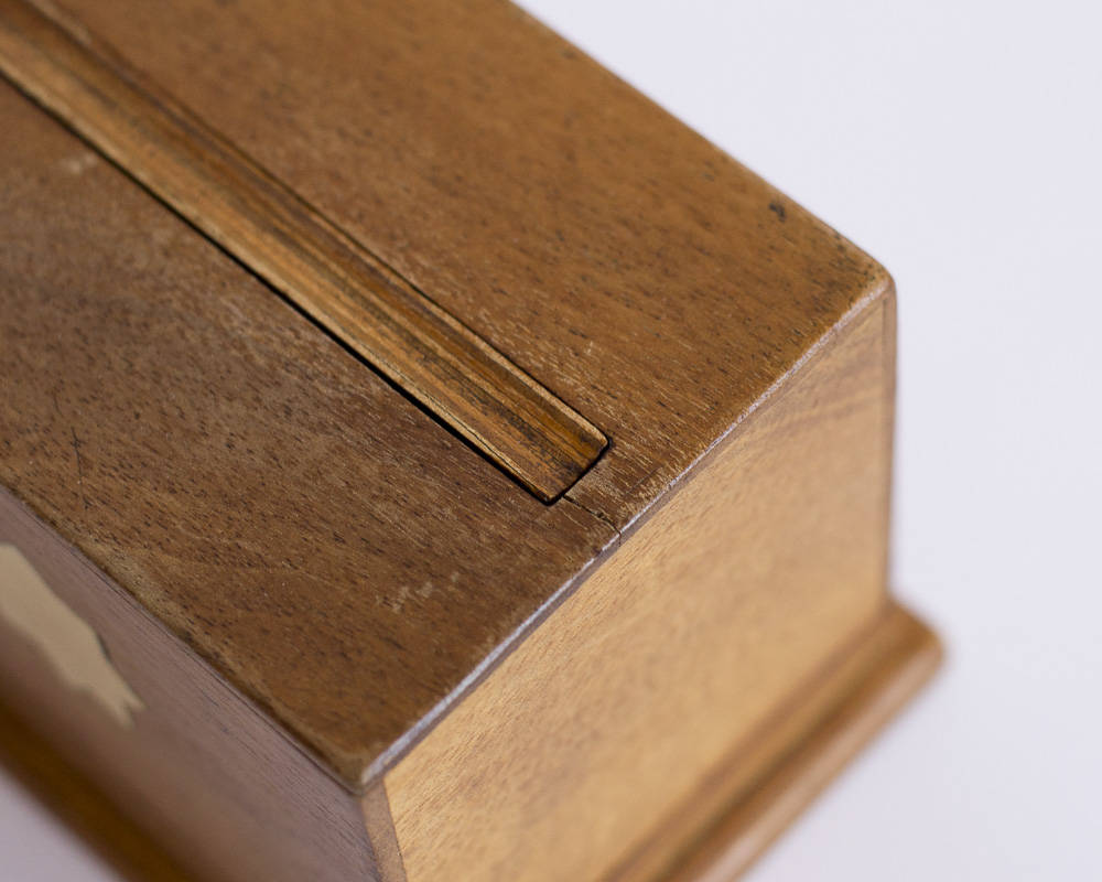 Vintage Cigarette Dispenser Wooden Box Tabletop Cigarette Etsy