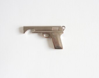 Vintage Pistol Bottle Opener, Bar Decor Collection