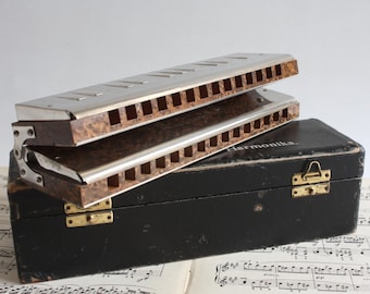Early 20th c. Hohner Chromatica no. 265 Double Bass