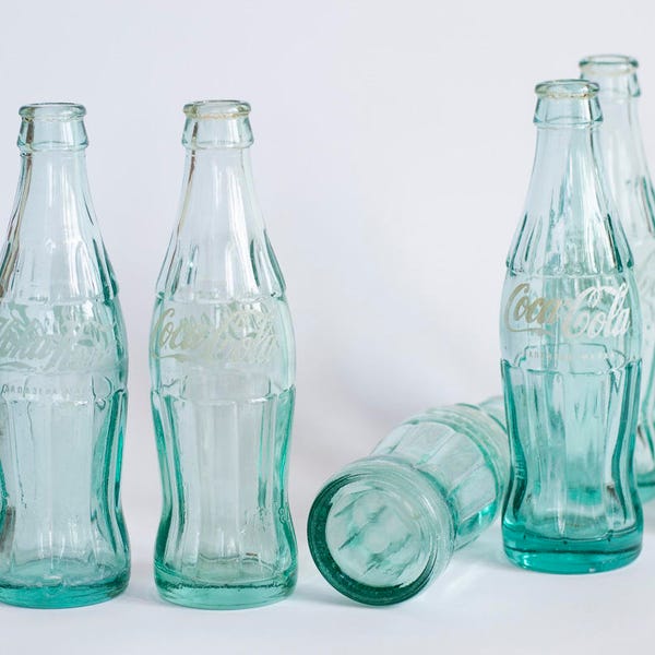 bouteille en verre de Coca Cola bulgare vintage, une bouteille de Coca Cola d'Europe de l'Est, objets de collection, bouteille de boisson vintage