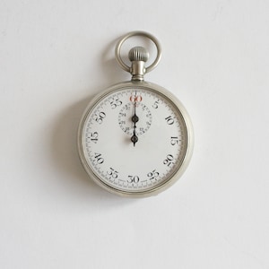 Stopwatch Excelsior Park, Vintage Mechanical Stopwatch, Manual Wind Chronometer, Rally Stopwatch, Sport Timer 1930&#39;s, Well Working