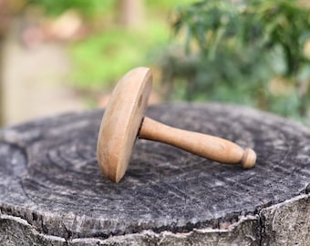 Vintage Wooden Darning Mushroom, Collectible Sewing Tool, Wood Mushroom, Wabi Sabi Decor