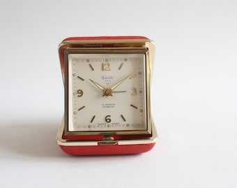 Vintage Swiza Alarm Clock, Swiss Made, Travel Clock,  High Grade Collectible, Working