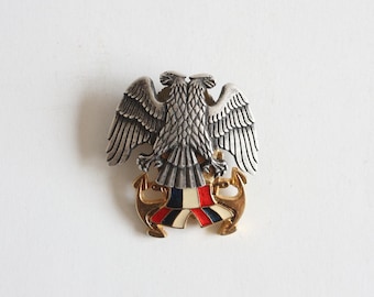 Yugoslavia Army Hat Badge, Navy soldier Cap Badge, ALBETO 1994, Beret Badge Serbia, Montenegro