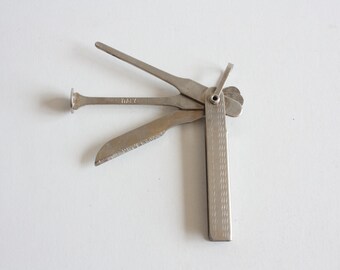 Vintage Smoking Pipe Cleaning Tools, Made in Italy, Pocket Smoking Accessories