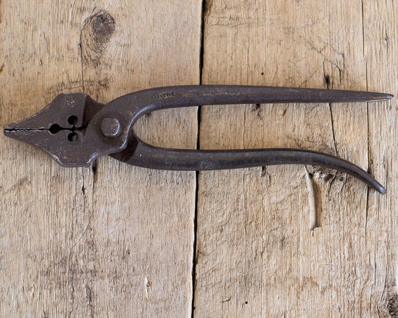 Antique Very Rare Cobbler Pliers Pincers Leatherworking