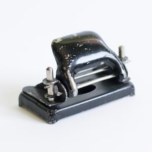 Vintage Office Hole Puncher, Old Desk Perforator