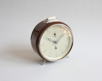 Kienzle Alarm Clock, Vintage German Clock, Working Table Clock