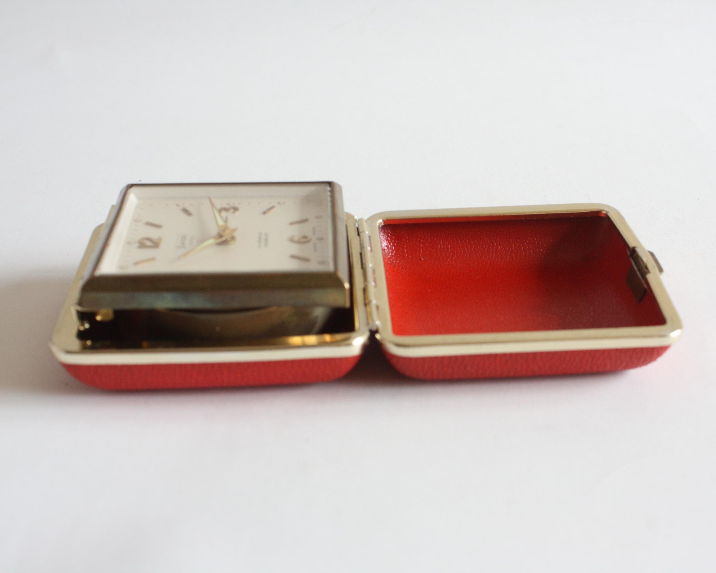 ヴィンテージ目覚まし時計 Swiza、スイス製目覚まし時計、高級