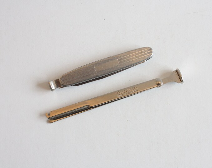 Tobacco Pipe Tools, Vintage Pipe Knife Richards Sheffield and Pipe