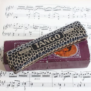 Harmonica Hohner Tango, Vintage Harmonica Made in Germany, Key of  C, Mouth Organ Octave Tuned