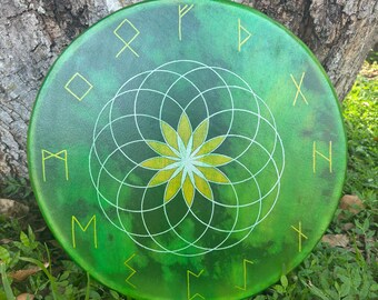 Handtrommel (Lotus des Lebens)