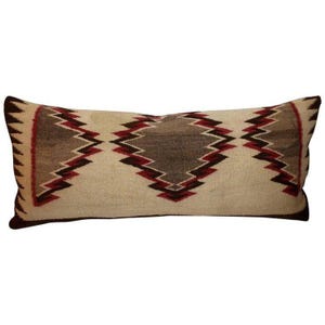 18"x32"Pair Handwoven Wool Navajo Rug Style Pillow cover Southwestern Pattern Native American Mexican Sofa Cushion Cover, Home Decor Cushion