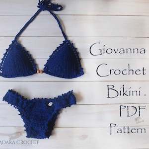 Crochet Bikini PDf with HIDDEN ELASTIC | Crochet Bikini | Crochet Pattern | Crochet | Crochet Swimwear | Crochet Swimsuit | Bikini Pattern