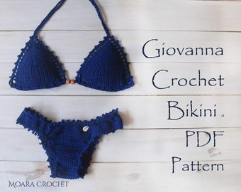 Crochet Bikini PDf with HIDDEN ELASTIC | Crochet Bikini | Crochet Pattern | Crochet | Crochet Swimwear | Crochet Swimsuit | Bikini Pattern