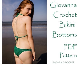 Bikini de crochet PDF con elástico oculto / Braguita de bikini PDF / Bikini de crochet / Patrón de bikini / Crochet / Patrón de crochet / Bikini brasileño