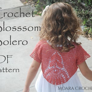 Blossom Crochet Bolero | Crochet Pattern | Crochet Cardigan | Crochet Tutorial | Crochet | Easy Crochet Pattern | Crochet PDF |  Pattern