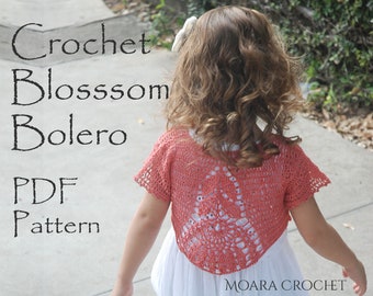 Blossom Crochet Bolero | Crochet Pattern | Crochet Cardigan | Crochet Tutorial | Crochet | Easy Crochet Pattern | Crochet PDF |  Pattern