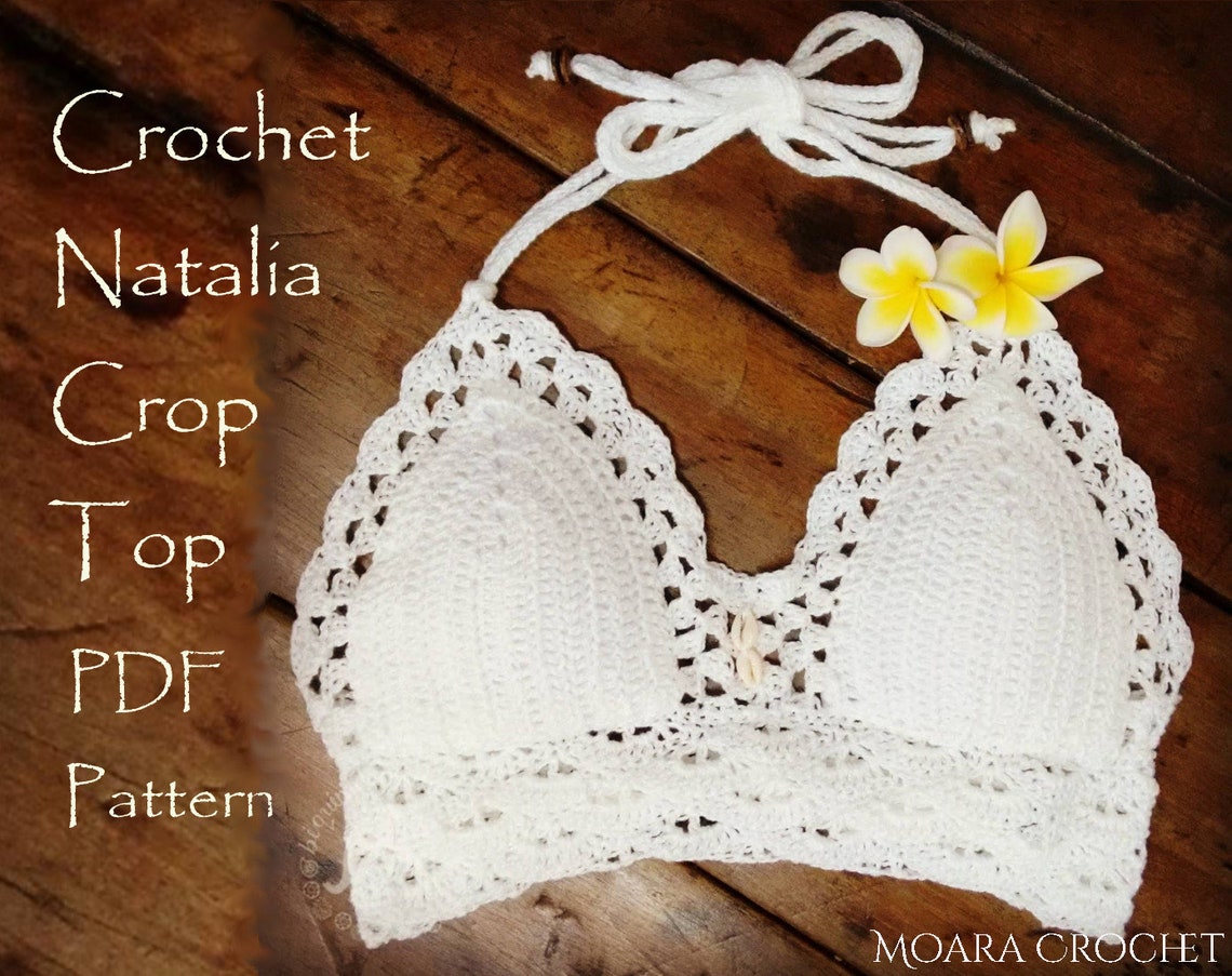 Crochet Pattern Crop Top Pattern Bralette Pattern | Etsy