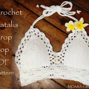 Crochet Pattern | Crop Top Pattern | Bralette Pattern | Crochet Crop Top | Crochet | Crochet Top Pattern | Crochet PDF | Crochet Patterns