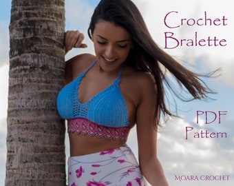 Bralette Pattern | Crop Top Pattern | Crochet Crop Top | Halter Top Pattern | Crochet | Crochet PDF | Crochet Pattern | Crochet Top Pattern