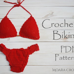 Bikini Crochet with HIDDEN ELASTIC | Crochet Bikini | Crochet Pattern | Crochet | Crochet Swimwear | Bikini | Pattern | Boho Bikini Pattern