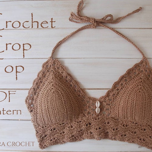 Crochet Crop Top Crochet Pattern Bralette Pattern | Etsy
