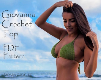 Patron de haut de bikini | Bikini au crochet | Modèle de bikini | Bikini au crochet PDF | Maillot de bain | Haut de bikini au crochet | Patron au crochet | Maillots de bain au crochet
