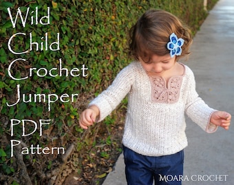 Crochet Jumper | Crochet Pattern | Crochet Sweater | Crochet Baby Sweater | Crochet Patterns | Crochet | Crochet PDF | Crochet PDF Pattern