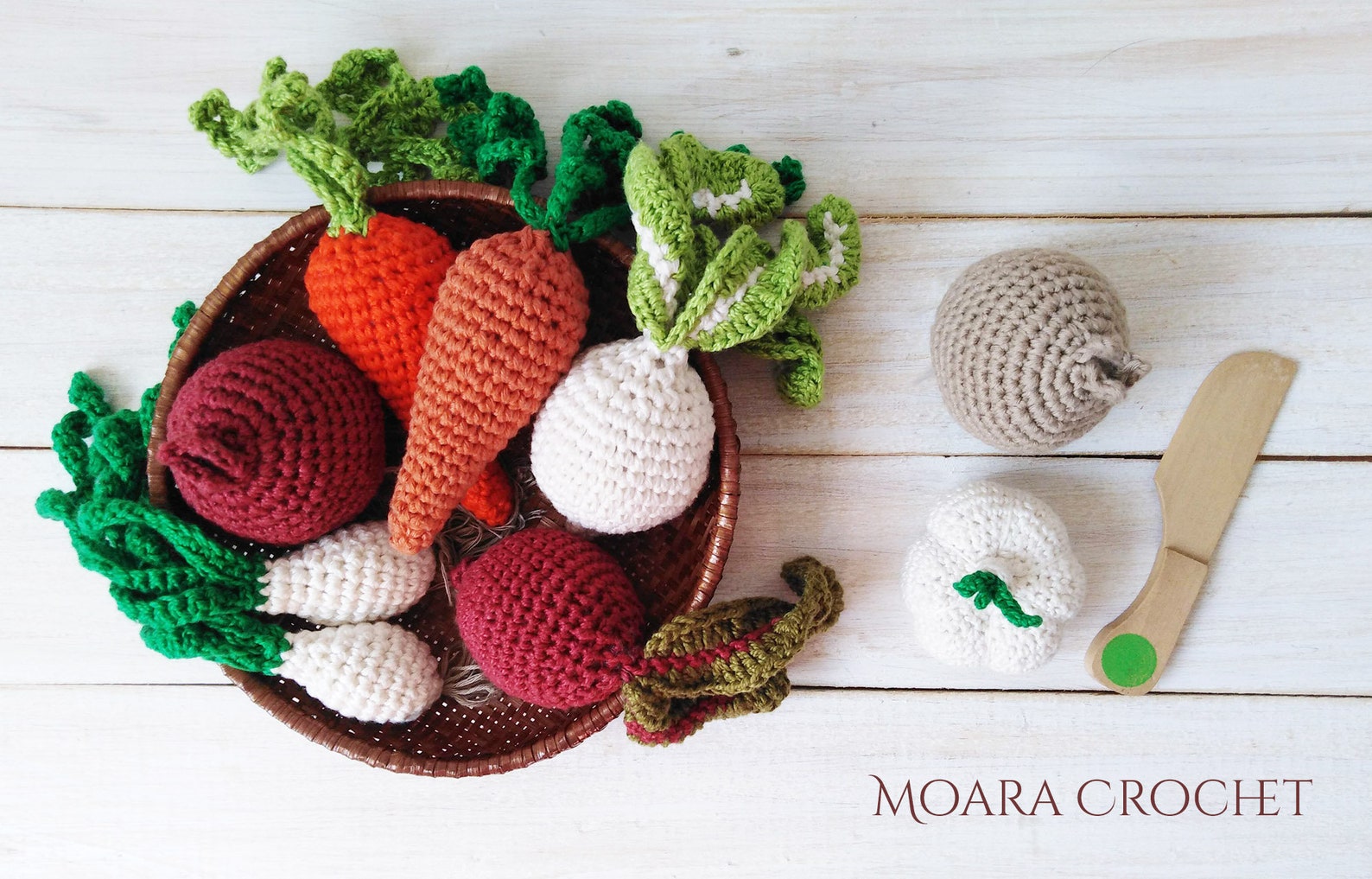 Crochet Onion Pattern Make Your Own Crochet Root Vegetable Etsy