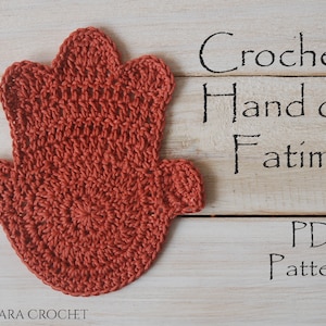 Hand of Fatima | Crochet Motif | Crochet Pattern | Crochet Hamsa | Hamsa | Crochet | Crochet Patterns | Crochet PDF | Pattern | Boho Chic