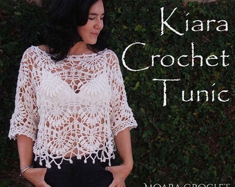 Crochet Top Pattern | Crochet Tunic Pdf | Crochet Boho Tunic | Easy Crochet Pattern |  Crochet Sweater | Crochet Pattern  | Crochet Top