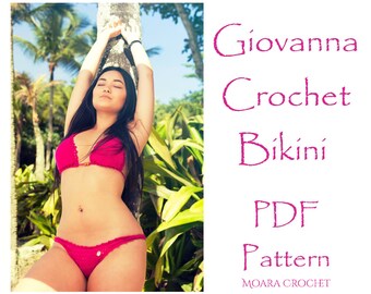 Bikini de crochet con elástico oculto / Patrón de crochet / Patrón de bikini / Bikini / Crochet / Bikini de crochet / Bikini brasileño / Crochet de verano