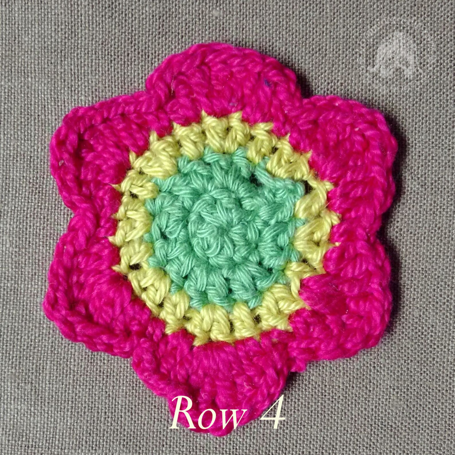 Easy Crochet Pattern Crochet Flower Crochet Flowers Free Etsy