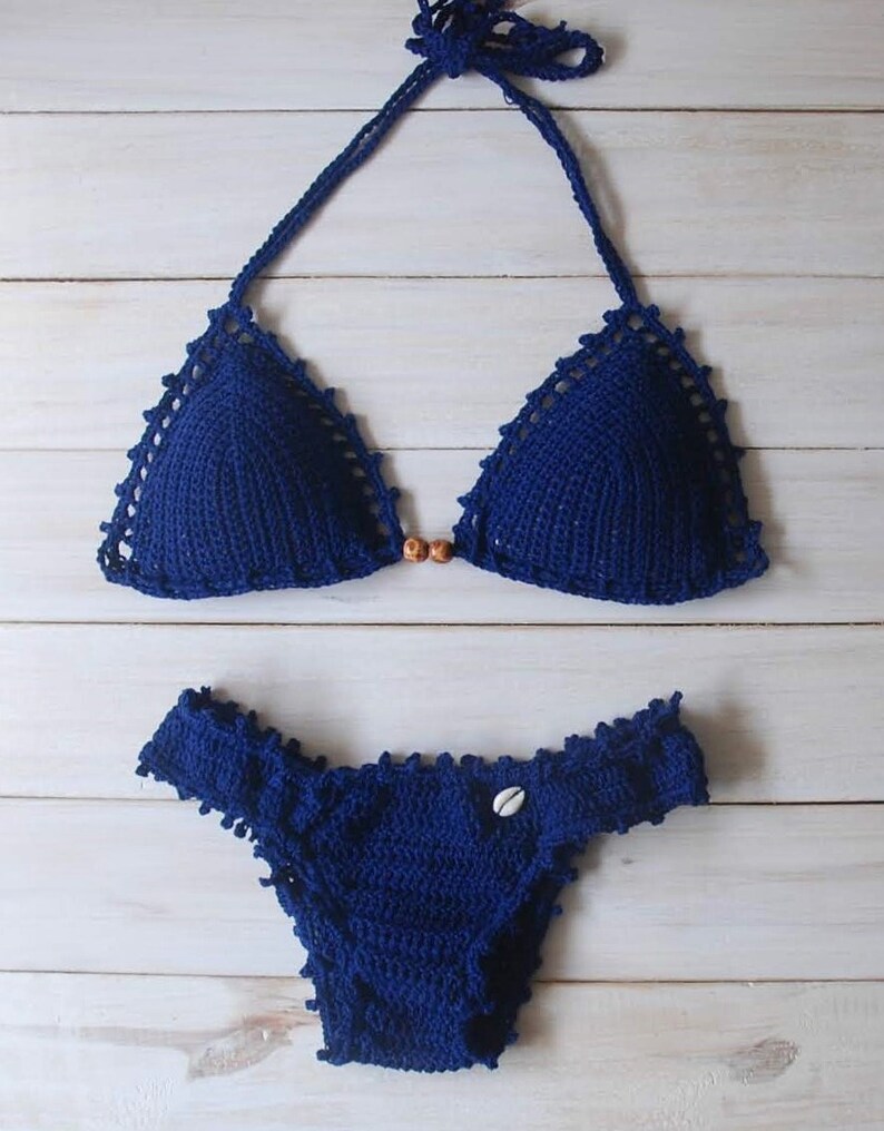 Crochet Bikini With HIDDEN ELASTIC Crochet Pattern Bikini Etsy