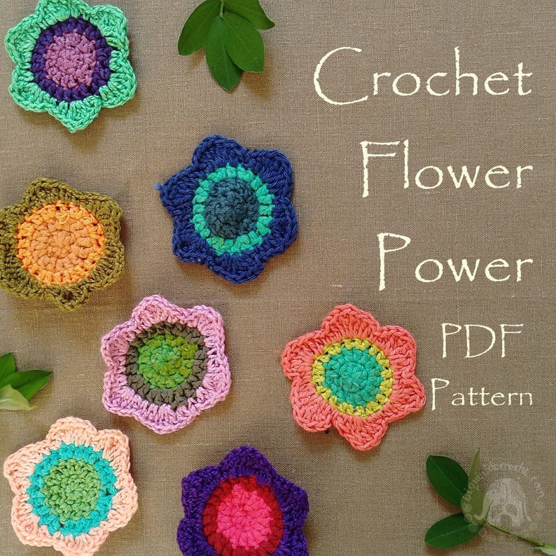 Crochet Pattern | Free Crochet Pattern Free Crochet Crocheted Flower PDF Easy Crochet Pattern Crochet Flowers Crochet Flower