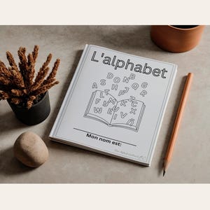 ABC Alphabet Coloring Book 3 Languages Libro de colorear Abecedario Español PDF Printable Kids Toddlers Activity Preschool Instant Download