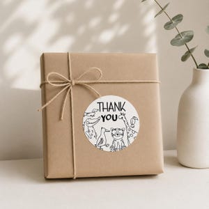 Baby shower thank you card