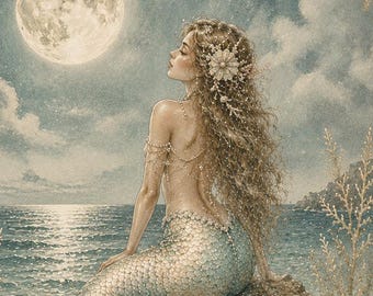 Collezione Sirene Vol. 1 – Set di 5 stampe artistiche da parete