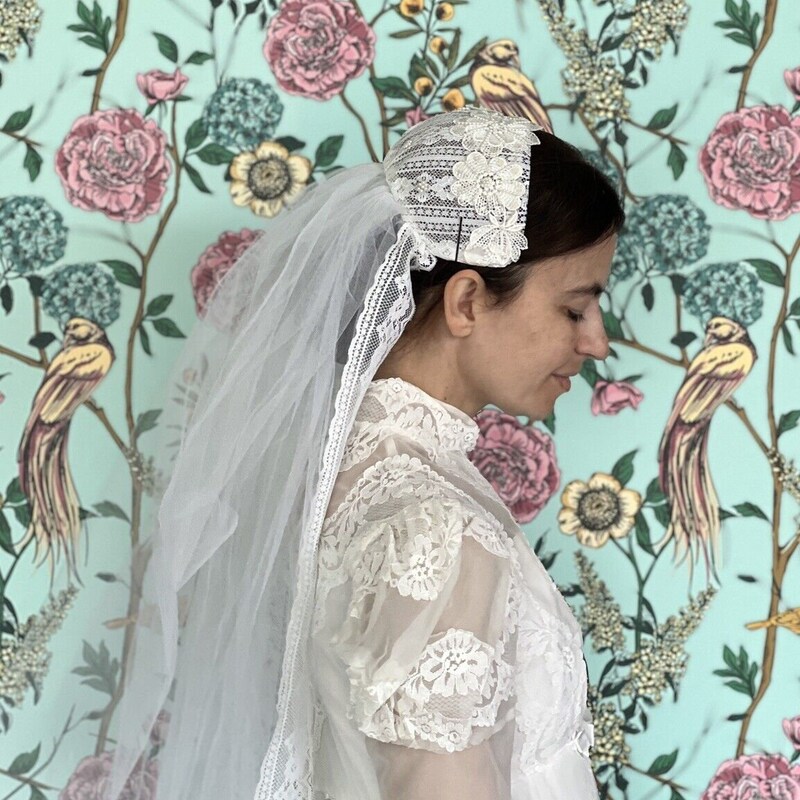 Vintage Wedding Veil Etsy