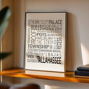 Tallahasse, Florida Barer Poster