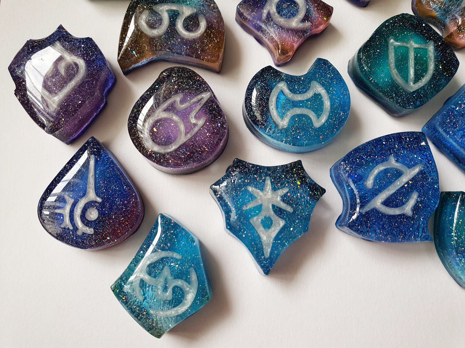 Galaxy Collection FFXIV Resin Job Stones - Etsy