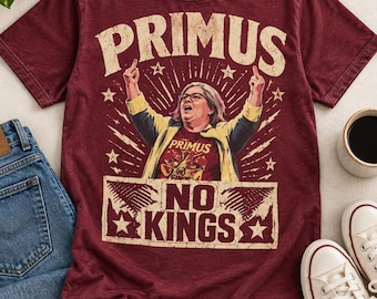 Maglietta Primus, maglietta di protesta "Aunt Sue No Kings", maglietta divertente con meme politico anti-Trump, maglietta grafica vintage della resistenza